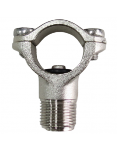 Reducción Macho 1/2" a Hembra 3/8" en Latón.