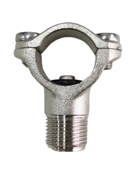 Reducción Macho 1/2" a Hembra 3/8" en Latón.