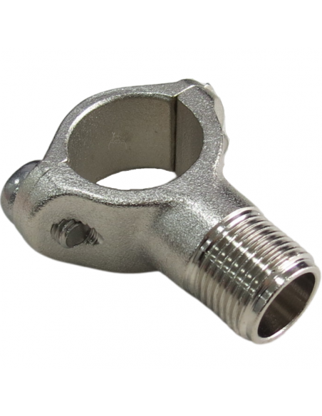 Reducción Macho 1/2" a Hembra 3/8" en Latón.