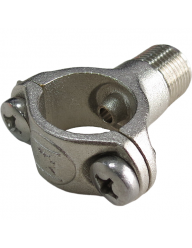 Reducción Macho 1/2" a Hembra 3/8" en Latón.