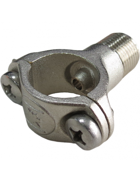 Reducción Macho 1/2" a Hembra 3/8" en Latón.