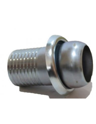 Conexión macho de bola Ø 70 mm manguera Ø 60 mm