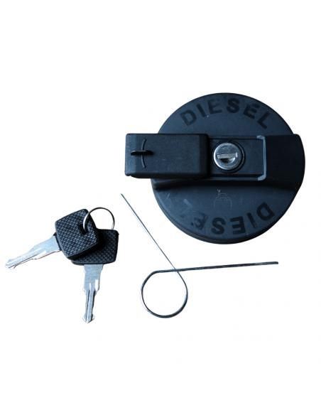 Tapón depósito gasoil con llave para tractor