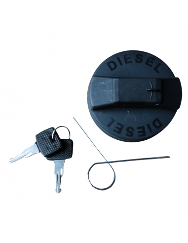 Tapón depósito gasoil con llave para tractor