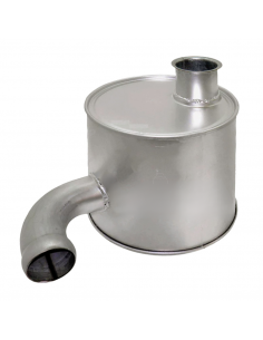 Silencioso de escape Ø 84,2 mm - L 393 mm