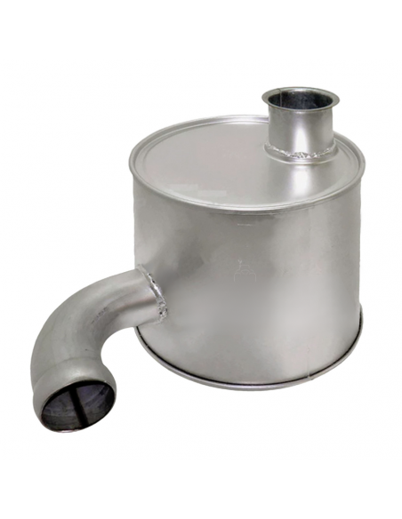 Silencioso de escape Ø 84,2 mm - L 393 mm
