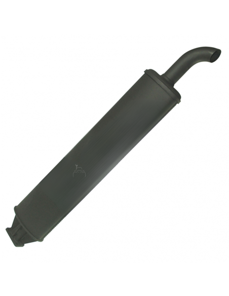 Silencioso de escape Ø 50/35 mm - L 1110 mm tractor Claas / Renault 7700018111