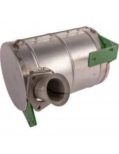 Silencioso de escape con sistema de escape hacia abajo John Deere AL39137
