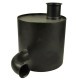 Silencioso de escape Ø 60 mm - L 395 mm AL113911