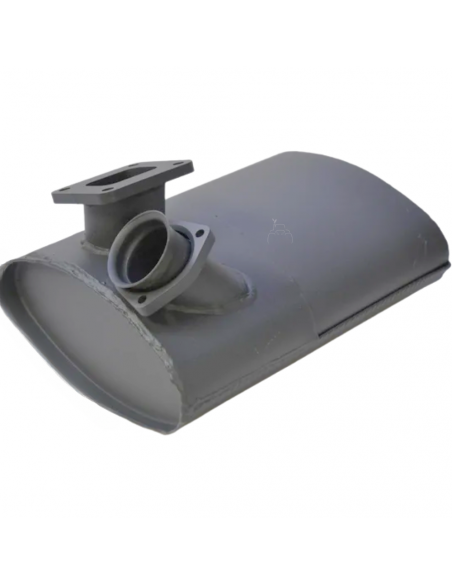 Silencioso Tractor John Deere S-6000/10 salida a la Izda. (sin turbo)