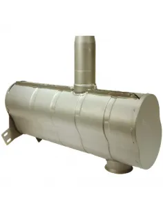 Silencioso adaptable John Deere S40-50-55 (6 cilindros) Sin Turbo