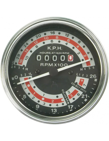 Reloj Cuenta Horas Rotación Izquierda