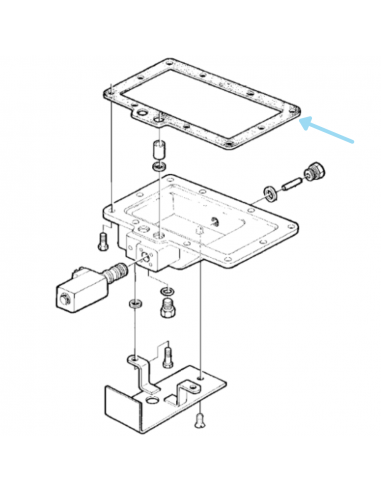 Junta de cárter John Deere L61966