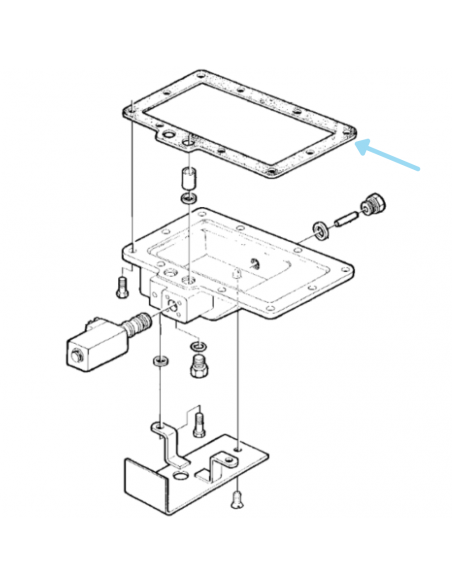 Junta de cárter John Deere L61966