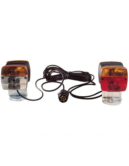 Juego doble pilotos magnéticos intercambiables 7,5 x 2,5 mm