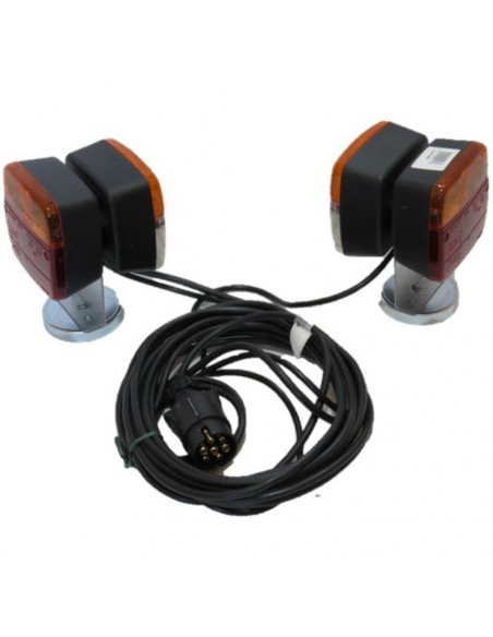 Juego doble pilotos magnéticos intercambiables 7,5 x 2,5 mm