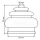 Guardapolvos universal 20 x 55 x 32 mm