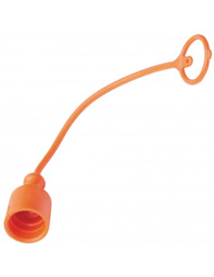 Tapón azul hembra para enchufe macho 1/2".