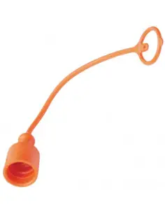 Tapón azul hembra para enchufe macho 1/2".