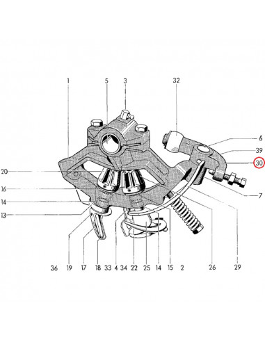 Conjunto tensor atador empacadora Welger 1105230410