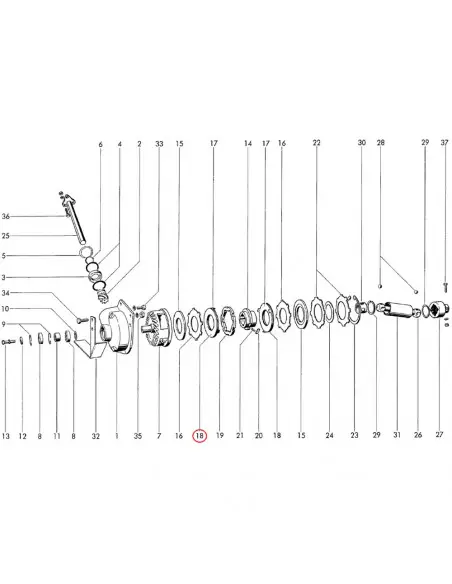 Ferodo recogedor pick up empacadora Welger 0910899300