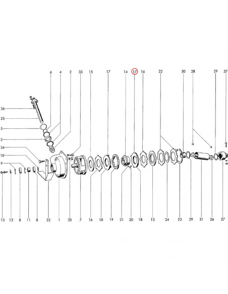 Disco dentado recogedor pick up empacadora Welger 1121410506