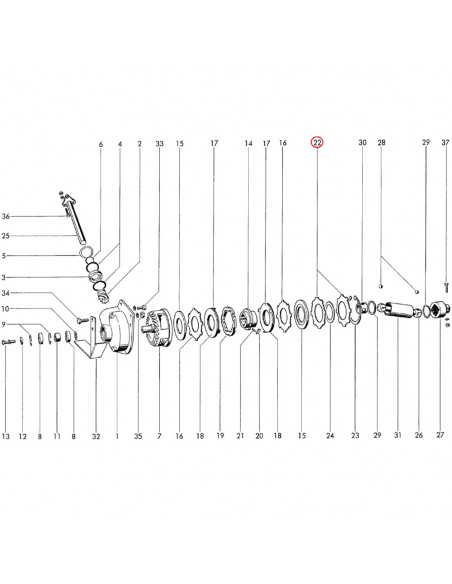 Disco dentado recogedor pick up empacadora Welger 0940883900