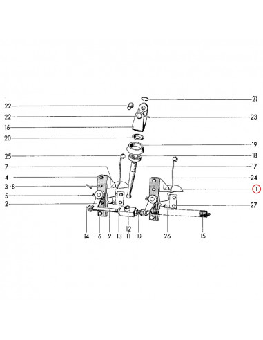 Placa guía control del hilo empacadora Welger 1109220101