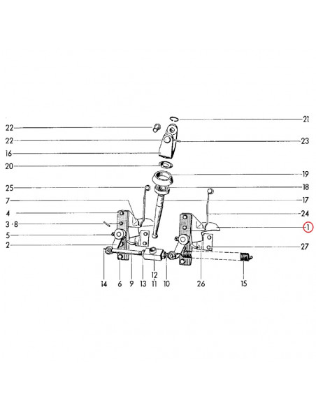 Placa guía control del hilo empacadora Welger 1109220101