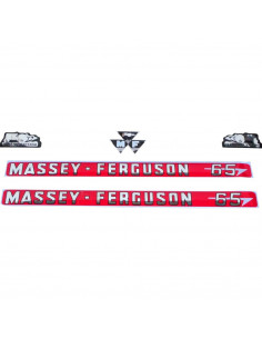 Juego de pegatinas Massey Ferguson 65