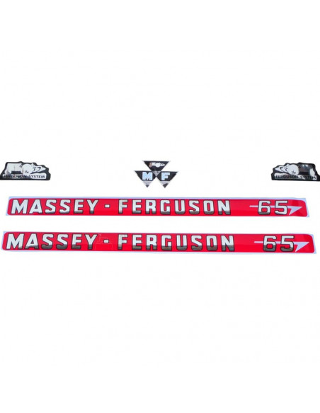 Juego de pegatinas Massey Ferguson 65