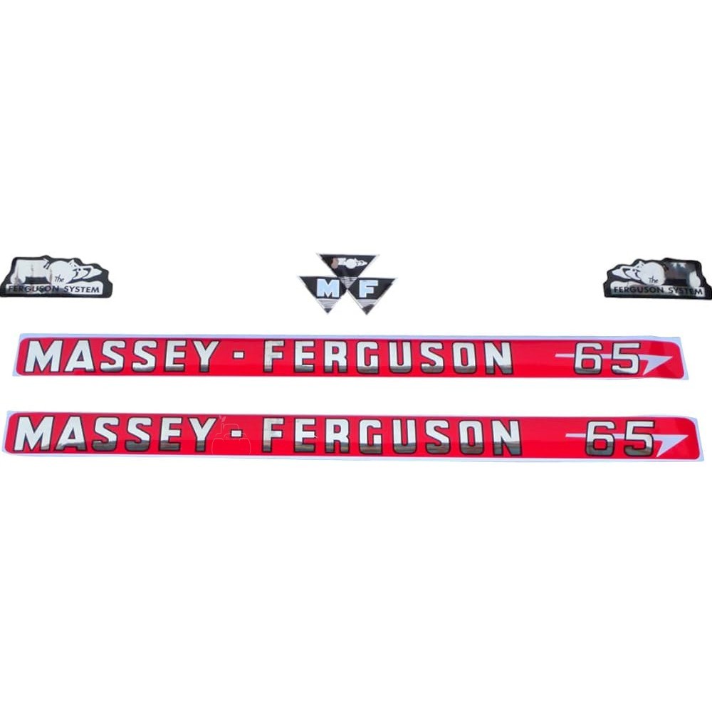 Juego de pegatinas Massey Ferguson 65