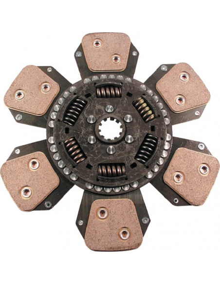 Disco de Embrague Principal Ø 327 mm 10z Tractores John Deere 3650, 3055 y 3255