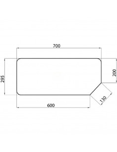 Cristal Parabrisas Trasero Inferior Tractores New Holland Con Cristales Tiintados