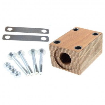 Taco madera sacudidor completo  105 x 61 x 80mm Ø 30 mm cosechadora Claas