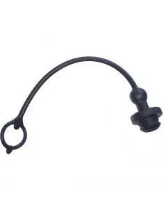 Tapón macho para enchufe 3/8" hembra negro