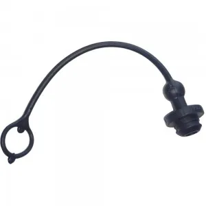 Tapón macho para enchufe 3/8" hembra negro