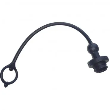 Tapón macho para enchufe 3/8" hembra negro
