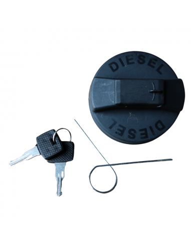 Tapón depósito gasoil con llave para tractor