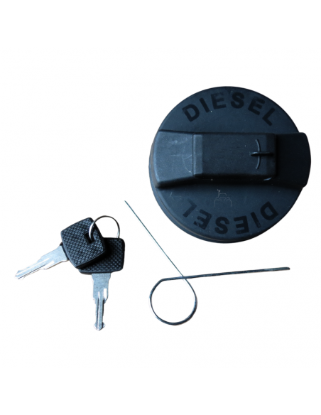 Tapón depósito gasoil con llave para tractor