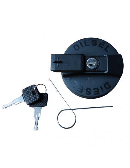 Tapón depósito gasoil con llave para tractor