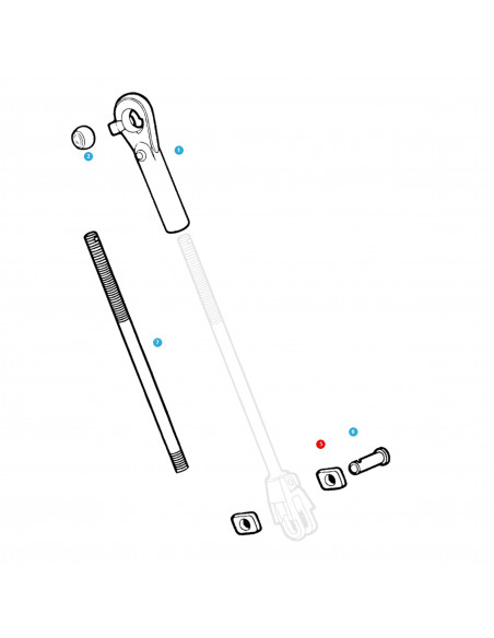 CHAPA INFERIOR TENSOR VERTICAL