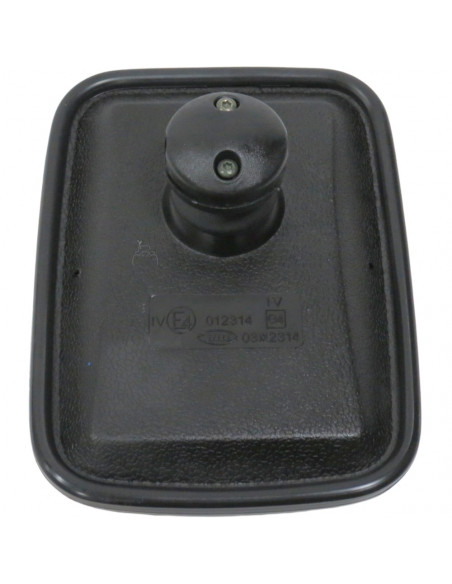 Espejo retrovisor 222 x 172 mm varilla Ø 16-18 mm curvo