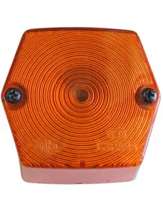 Piloto naranja ámbar hexagonal Rinder 895