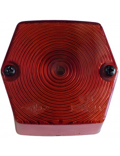 Piloto rojo rectangular Rinder 893