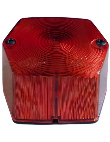 Piloto rojo rectangular Rinder 893