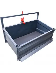 Cajón de transporte basculante modelo AVAC