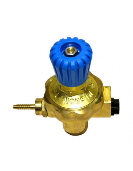 Regulador presión oxígeno rosca derechas