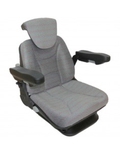 Asiento supensión neumática RM62210 tela Gris