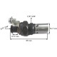 Calentador Antorcha para Motores Perkins, Sisu, Yanmar y Ford 893501M91